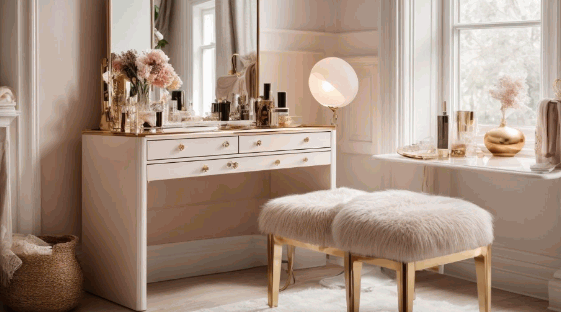 How to DIY an alcove dressing table – the finished project | My Thrifty  Life by Cassie Fairy | Inspiration for living a lovely life on a budget |  Alcove ideas living